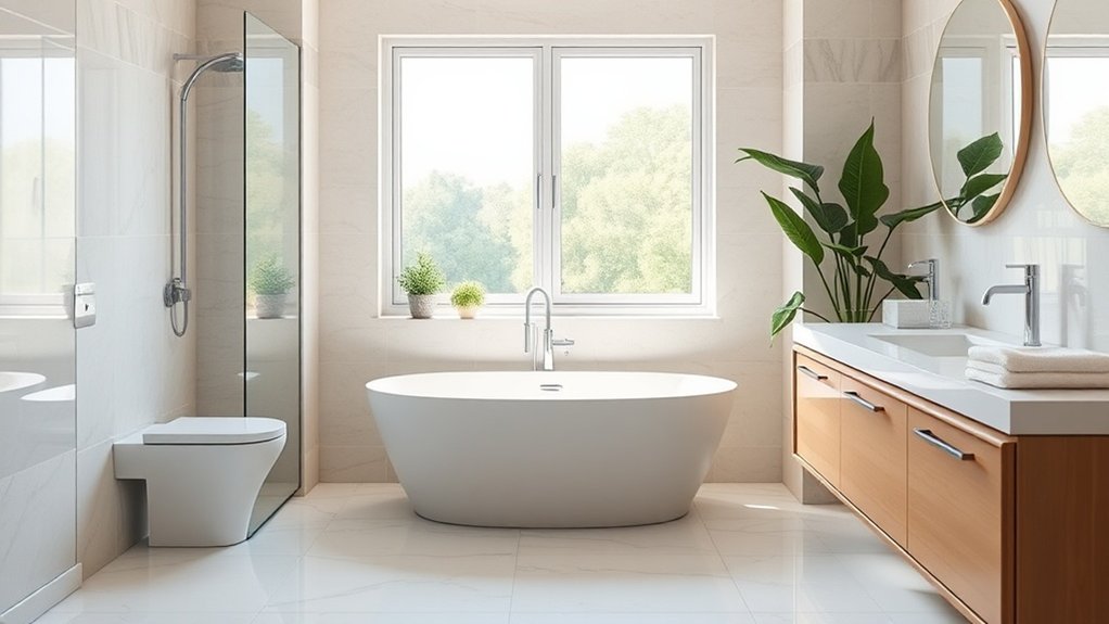 optimisation de l'espace de mesure de la salle de bain