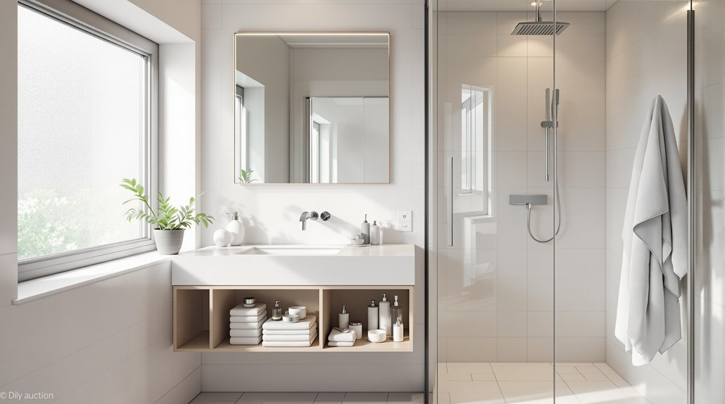 conseils d'optimisation de l'espace de salle de bain