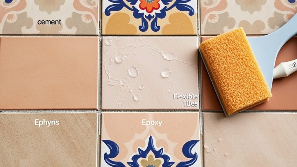 mortiers époxy flexibles à base de ciment