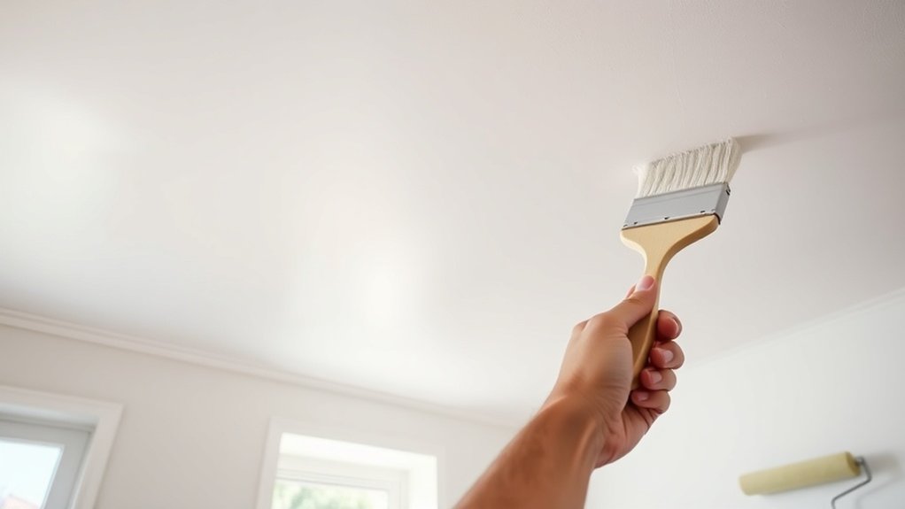 erreurs courantes de peinture de plafond