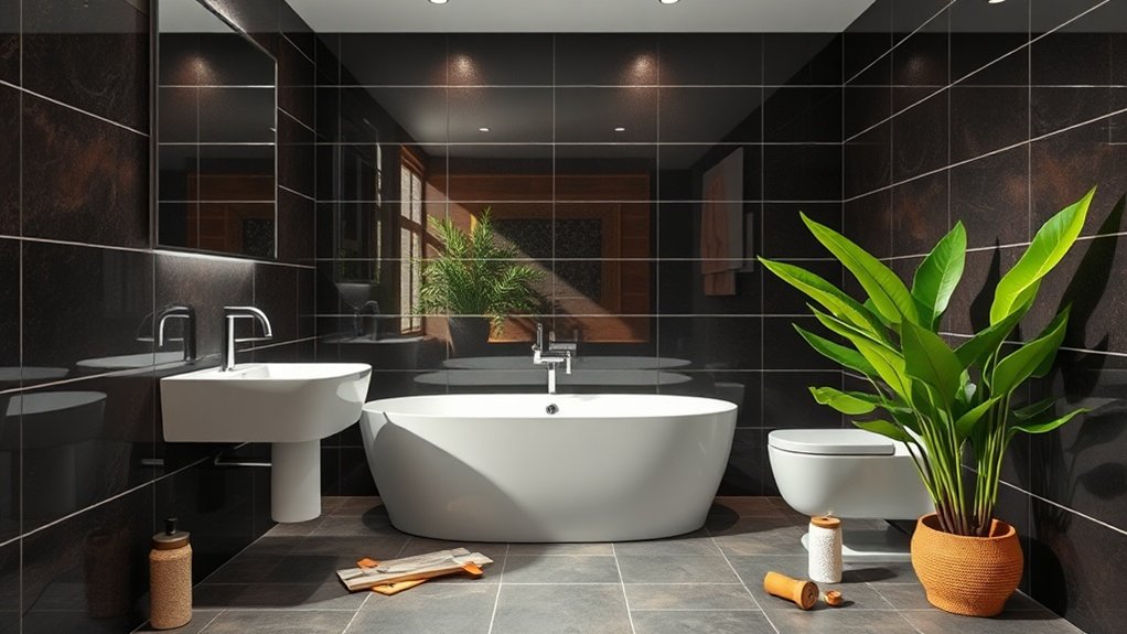 matériaux durables pour salles de bains