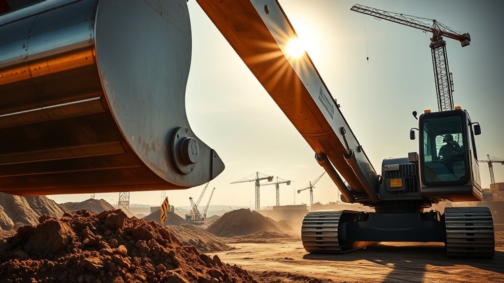 types d'excavateurs pour projets