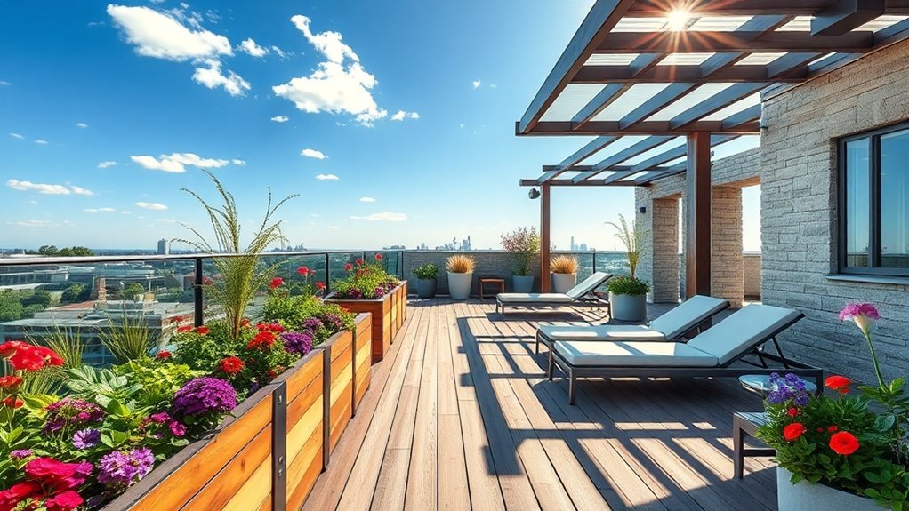 essentiels fonctionnels pour terrasse sur le toit