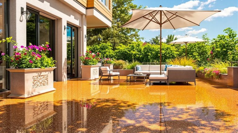 avantages de la terrasse en résine extérieure