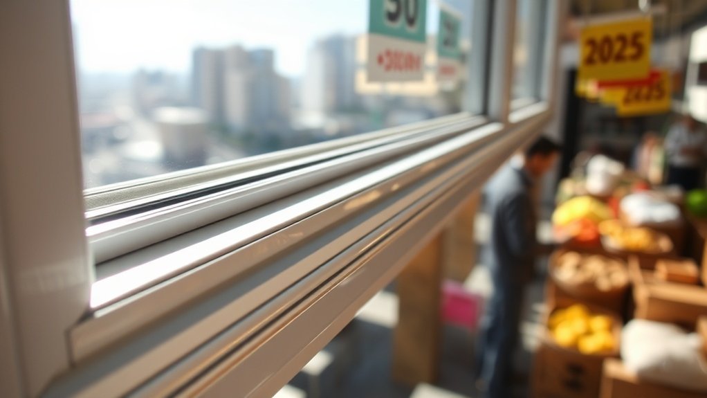 tendances des prix des fenêtres en PVC