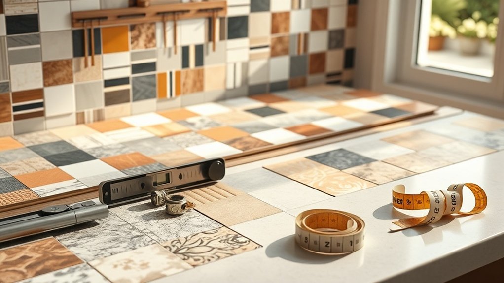 Sélection de matériel pour l'installation de carreaux
