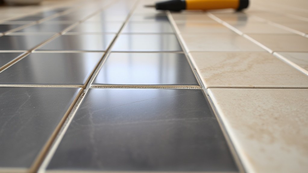 largeur et couleur des joints de carrelage