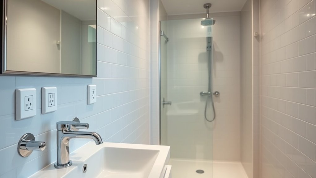 directives de sécurité électrique pour la salle de bain