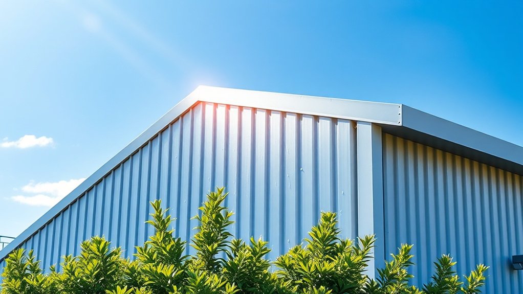 toit durable résistant aux intempéries et nécessitant peu d'entretien
