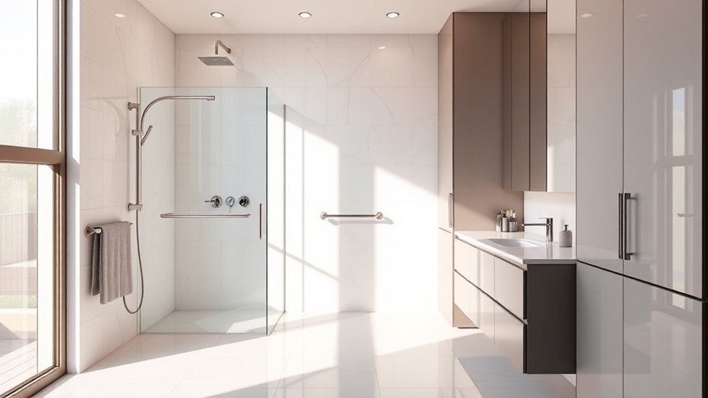 besoins de mobilité conception de salle de bain