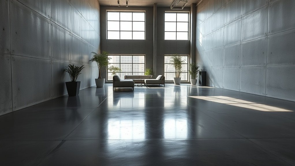 options de personnalisation du béton poli