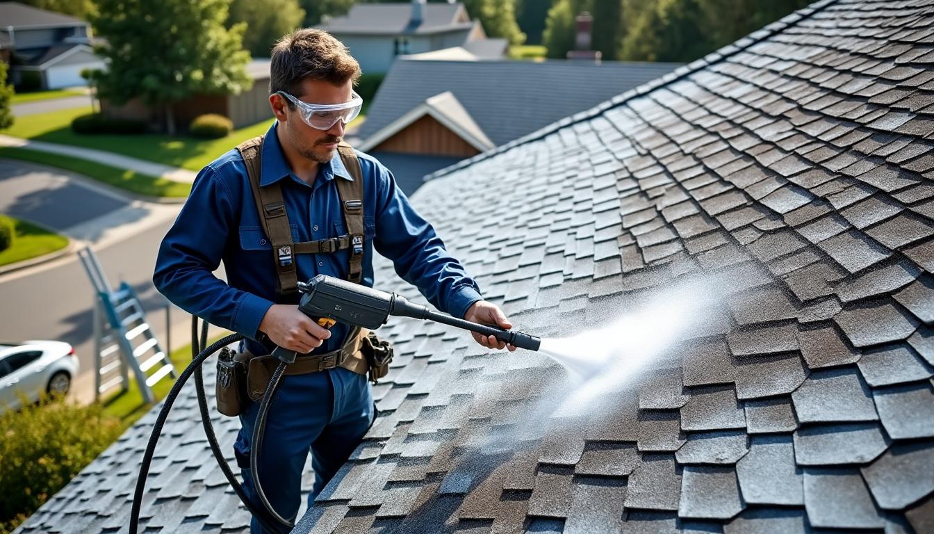 découvrez notre produit de nettoyage toiture professionnel sans rinçage, alliant efficacité et simplicité pour entretenir votre toit en toute sérénité.