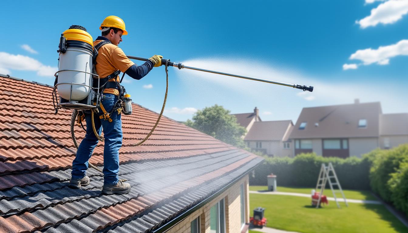 découvrez notre guide complet pour bien choisir et utiliser votre pulvérisateur toiture 15 mètres, un équipement essentiel pour un nettoyage et traitement efficaces de vos toitures en hauteur.