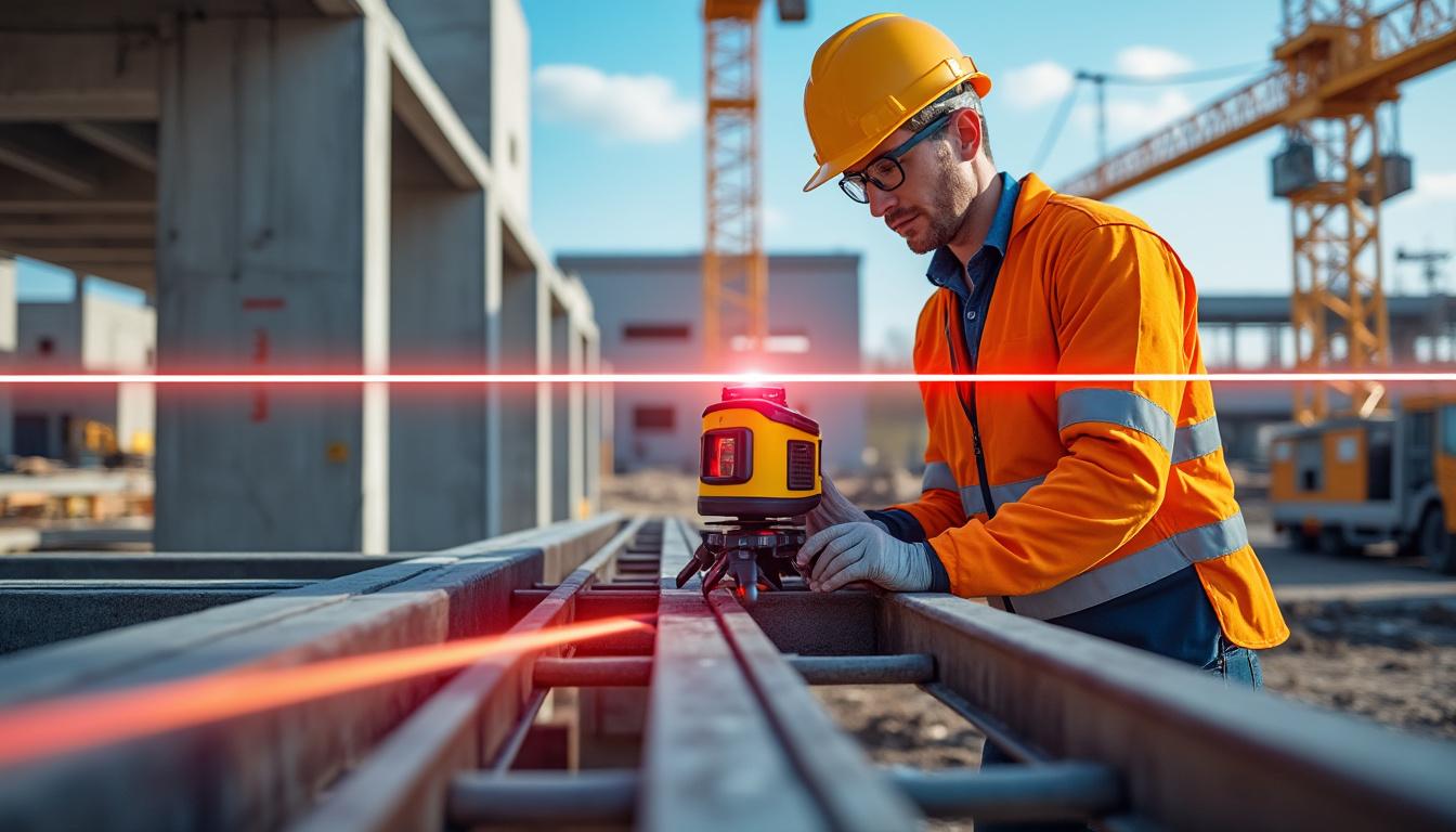 découvrez comment utiliser un laser de chantier pour améliorer la précision et l'efficacité de vos travaux de construction, tout en gagnant du temps et en réduisant les erreurs.