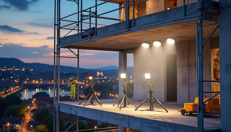 découvrez notre guide pratique pour bien choisir la location d'éclairage de chantier à lyon, afin d'assurer une visibilité optimale et la sécurité sur vos chantiers.