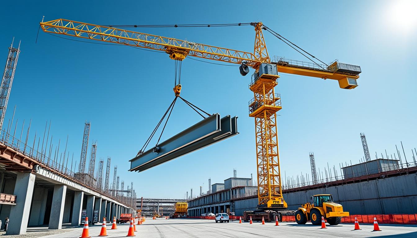 découvrez le fonctionnement et l'utilisation des grues de chantier, des équipements indispensables pour le levage et le transport sur les chantiers de construction.