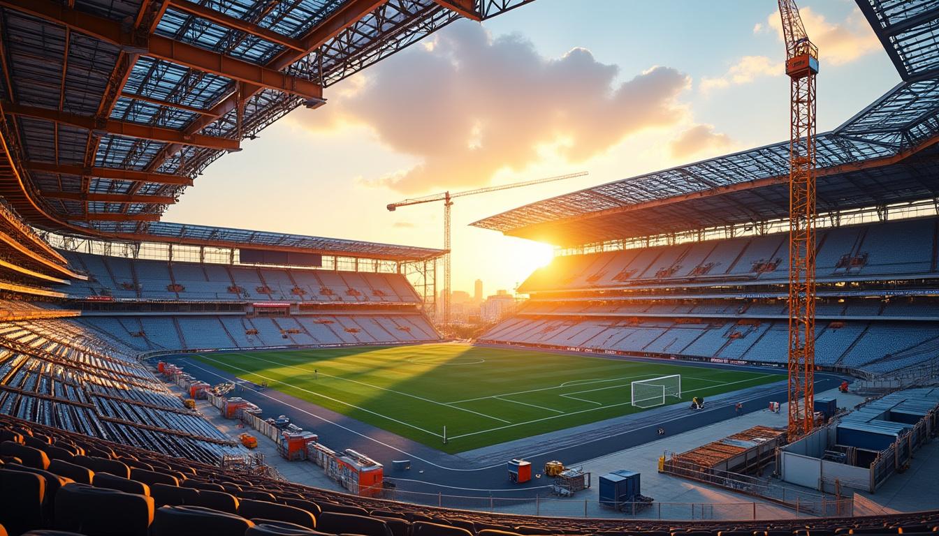 découvrez tout ce qu'il faut savoir sur les travaux au camp nou prévus en 2026, leurs impacts, nouveautés et calendrier des rénovations majeures du célèbre stade du fc barcelone.