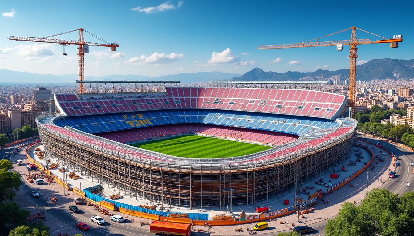 découvrez tout ce qu’il faut savoir sur les travaux au camp nou prévus en 2026, leurs impacts, objectifs et nouveautés pour les supporters du fc barcelone.